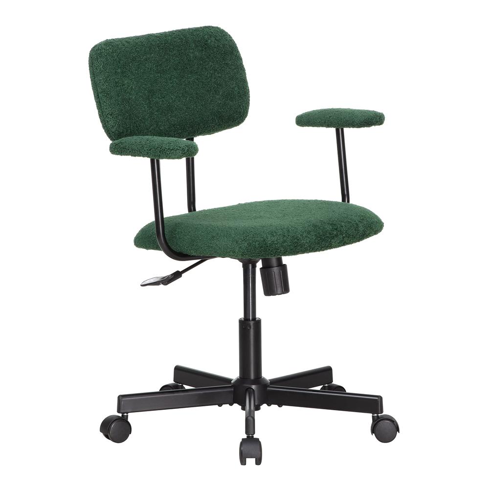 Low Back Velvet Office Computer Chair. Picture 1