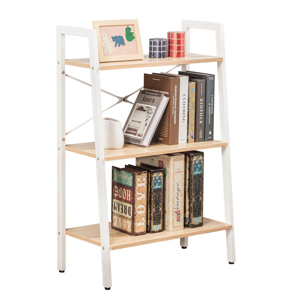 Industrial 3-Tier Bookshelf. Picture 1