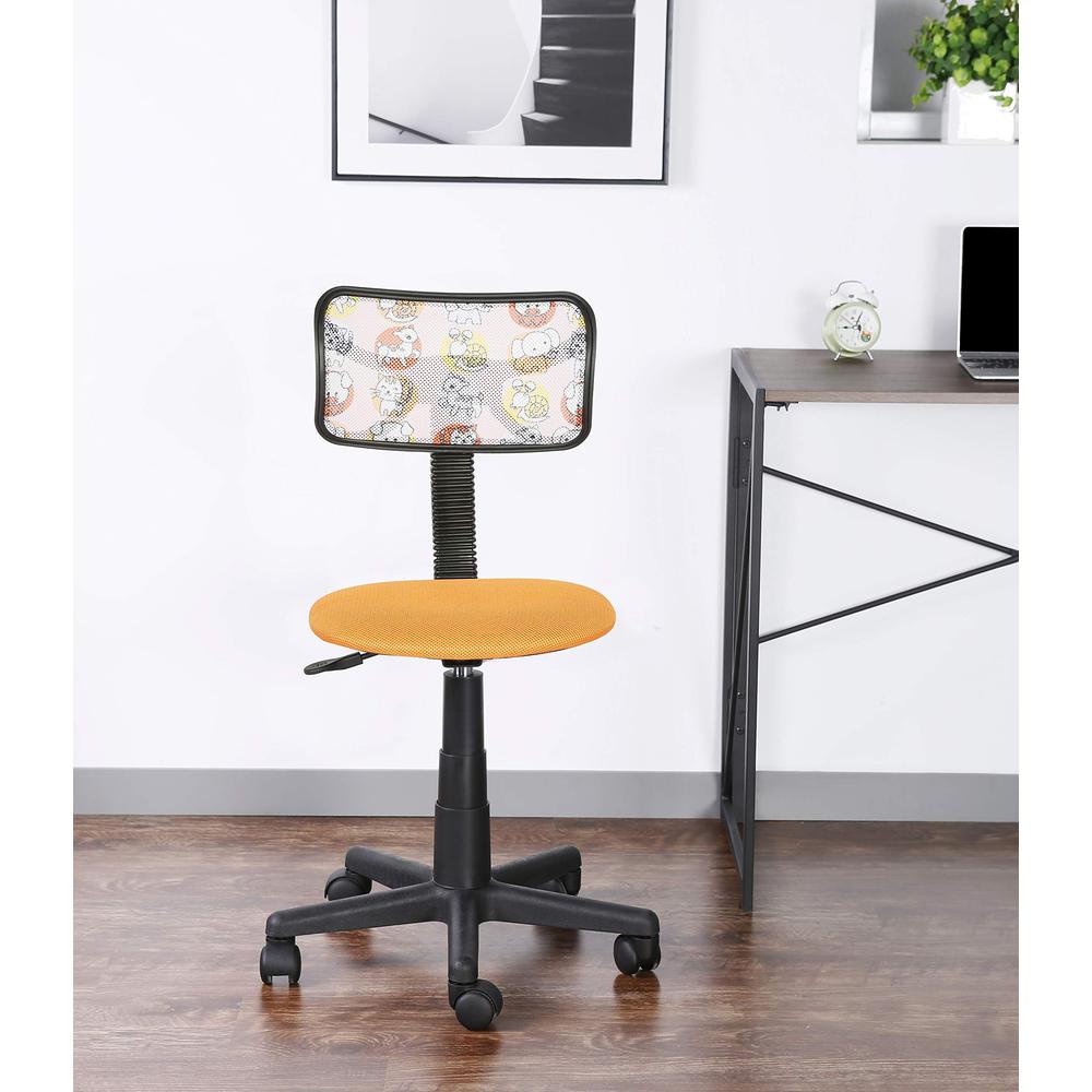 Kids Mesh Rolling Desk Chair. Picture 7