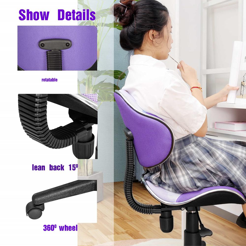 Home Office Low Back Computer Executive Chair, Ergonomic Mesh Chair. Picture 4