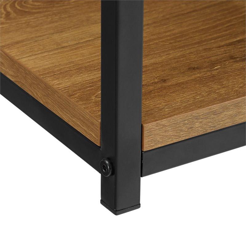 Storage Shelf Wood Center Coffee Table. Picture 3