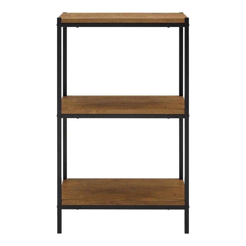 3-Tier Transitional Wood Bookshelf. Picture 1