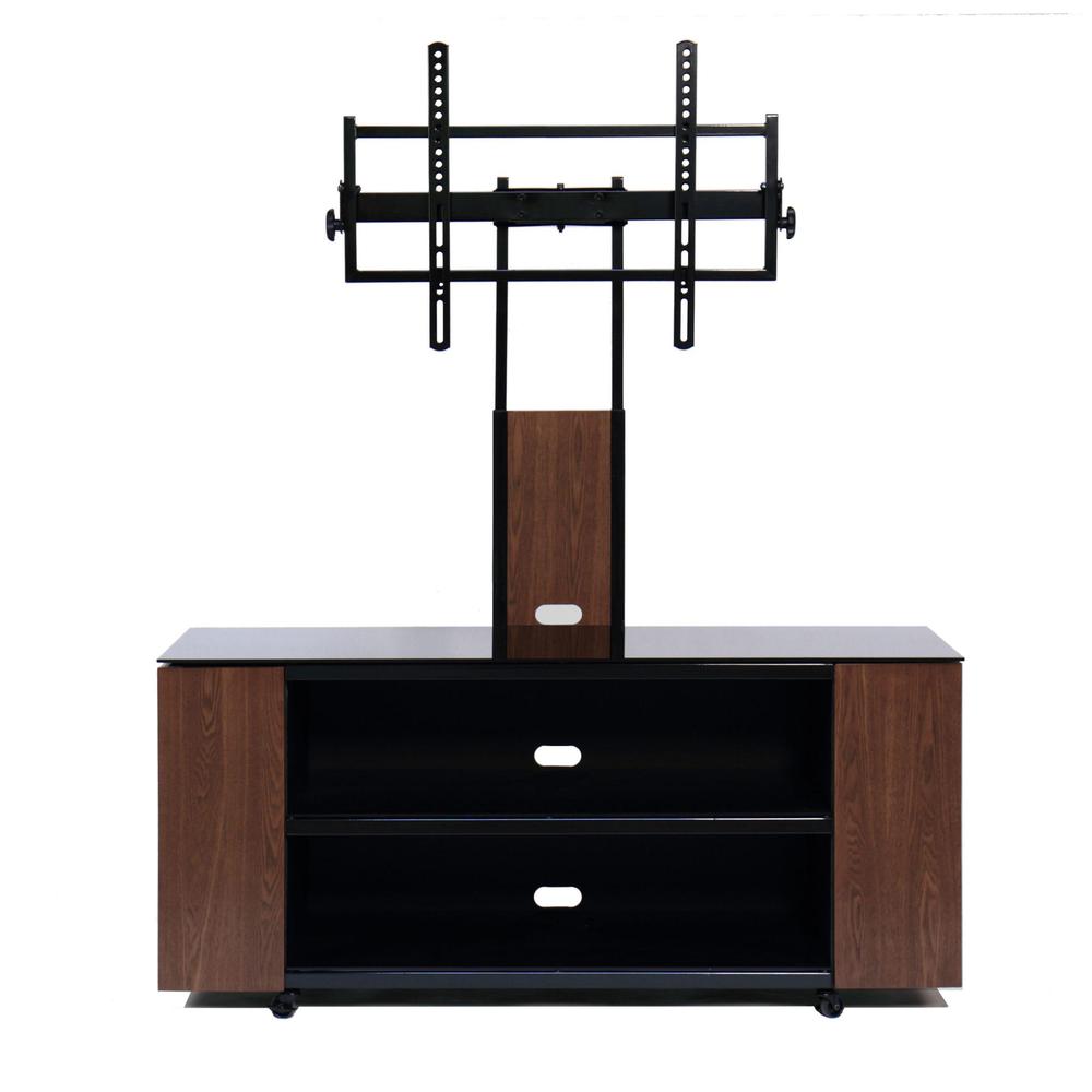 Versatile TV Stand with Multimedia Storage Cabinet for Up to 90″ TV. Picture 1