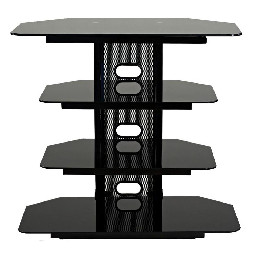 Multifunction audio video component stand for up to 35″ LCD/LED TV. Picture 1