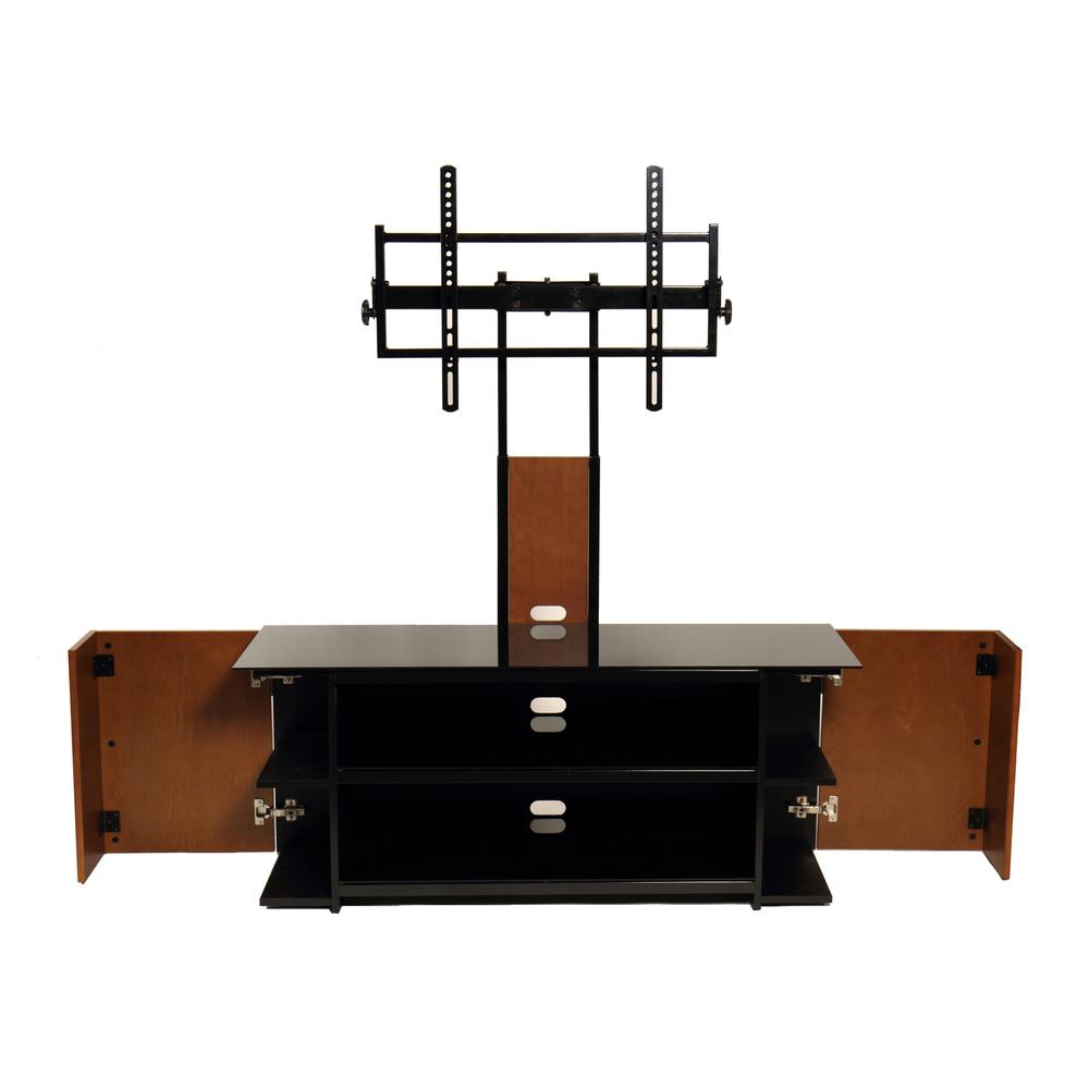 Versatile TV Stand with Multimedia Storage Cabinet for Up to 90″ TV. Picture 3