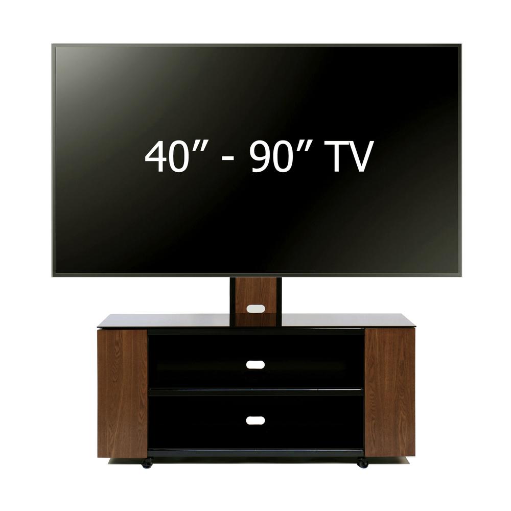 Versatile TV Stand with Multimedia Storage Cabinet for Up to 90″ TV. Picture 5