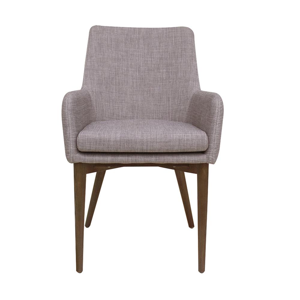 Fritz Arm Dining Chair - Light Grey. Picture 15