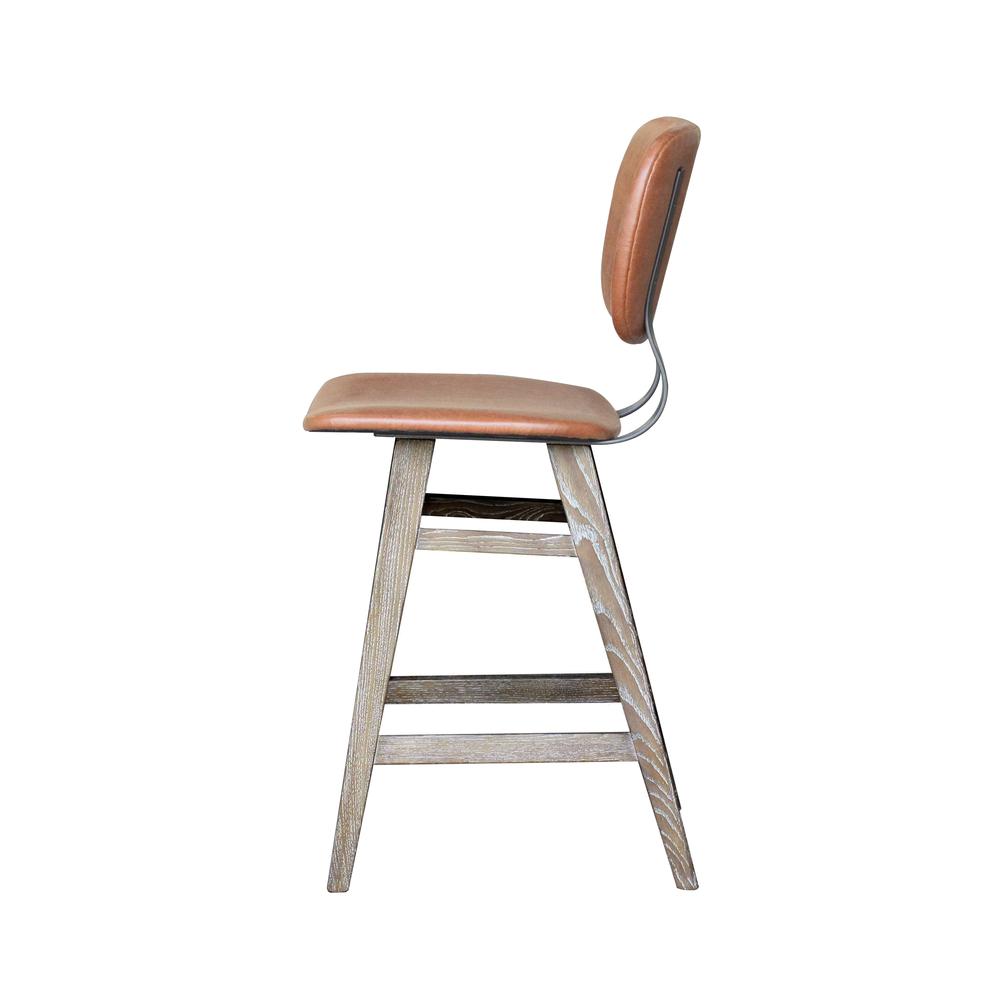 Fraser Counter Stool - Tan Brown. Picture 2