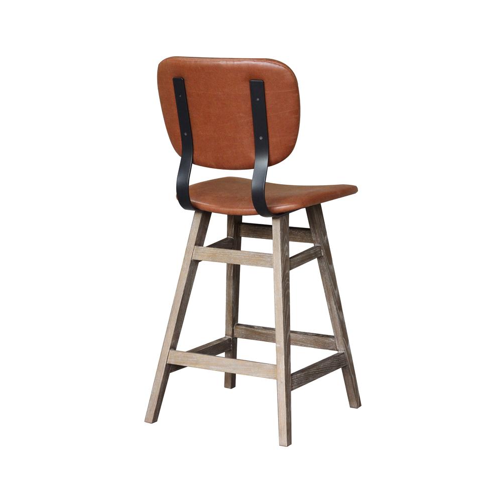 Fraser Counter Stool - Tan Brown. Picture 4