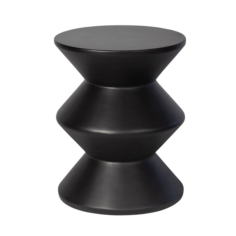 Concrete Inverted Side Table - Black. Picture 1
