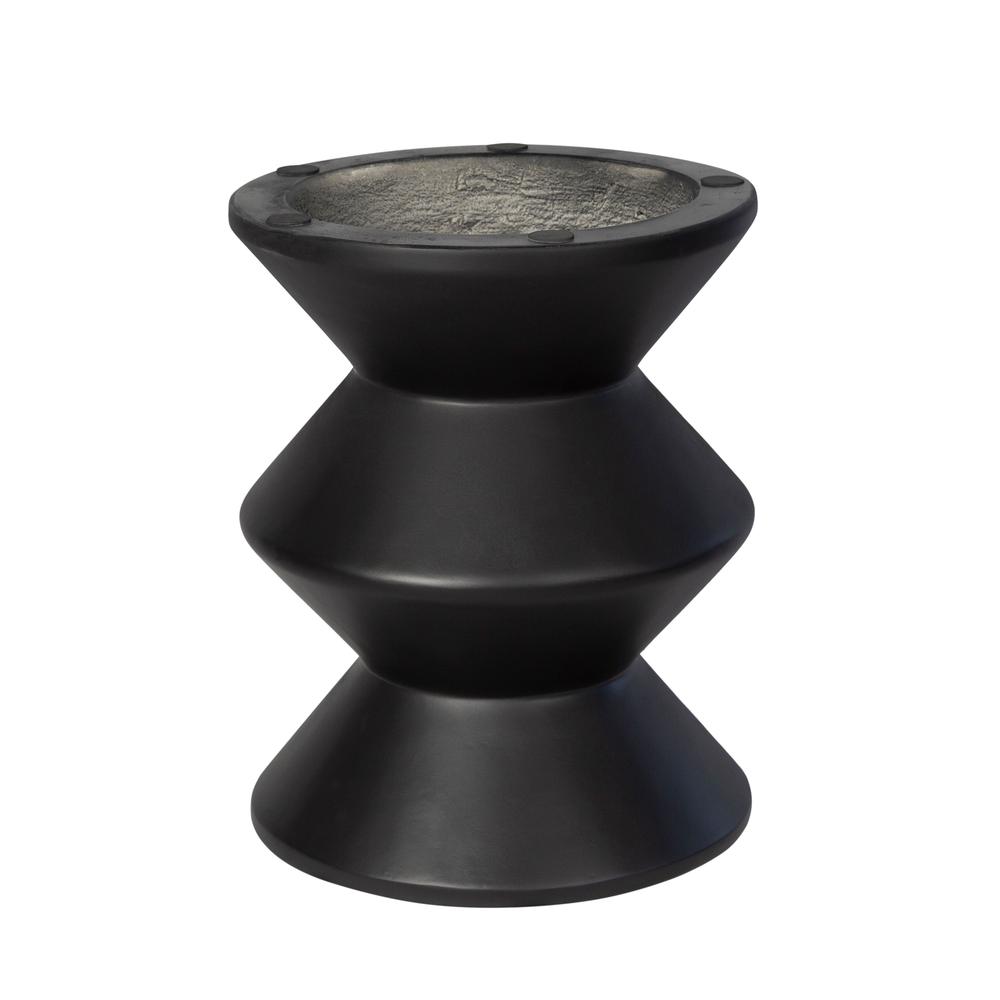 Concrete Inverted Side Table - Black. Picture 4