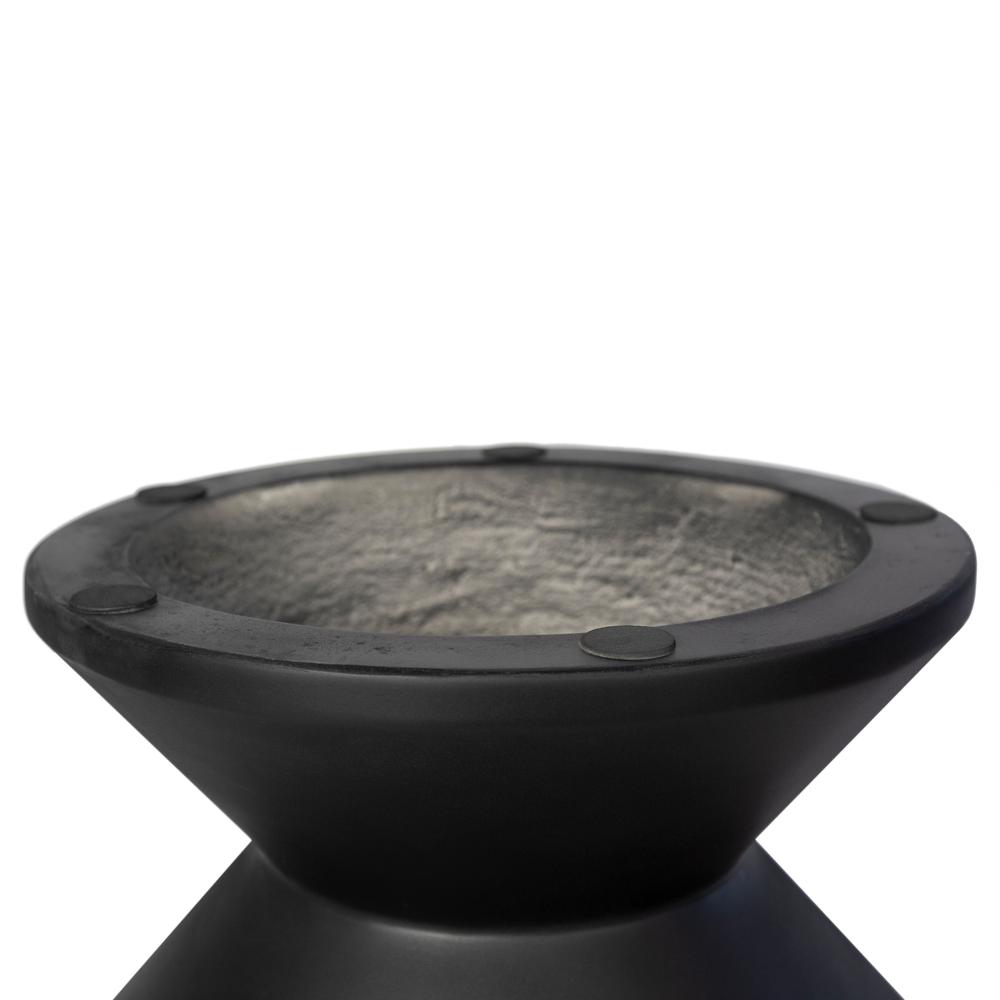 Concrete Inverted Side Table - Black. Picture 6