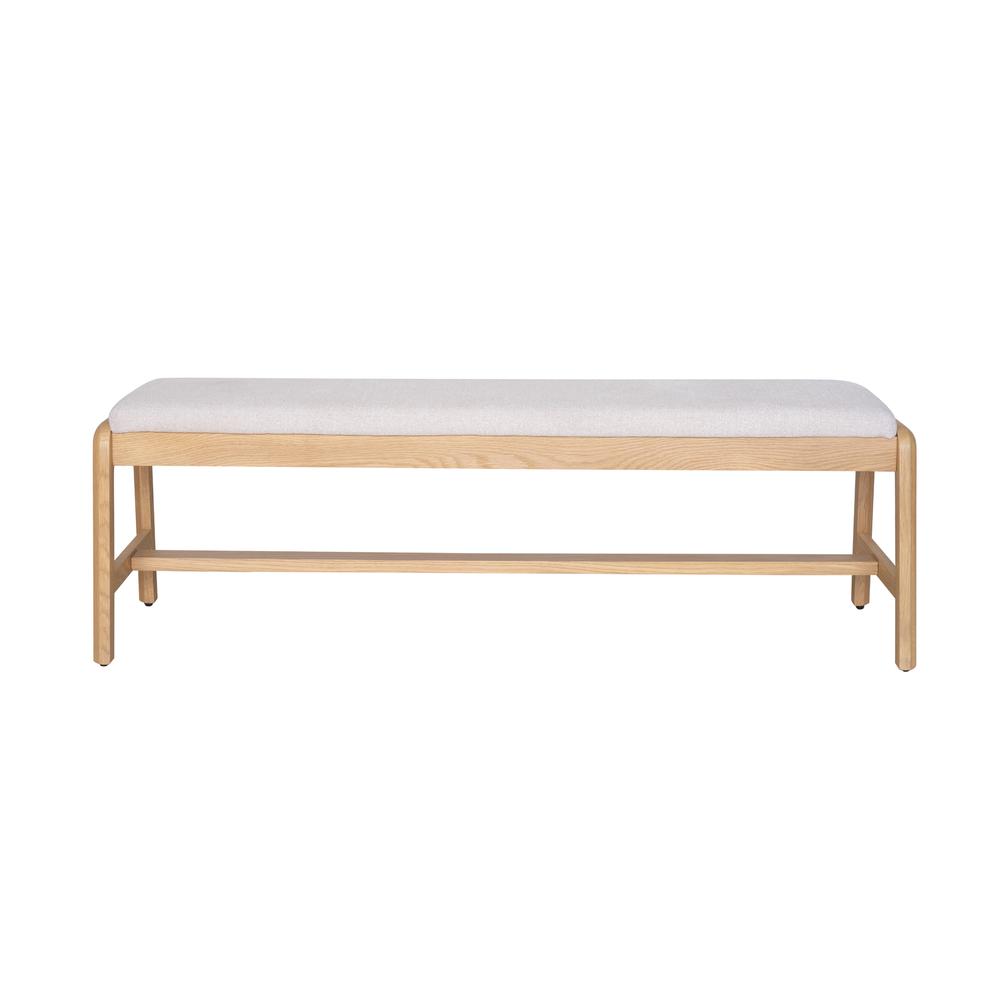 Arizona Dining Bench - Oatmeal. Picture 4
