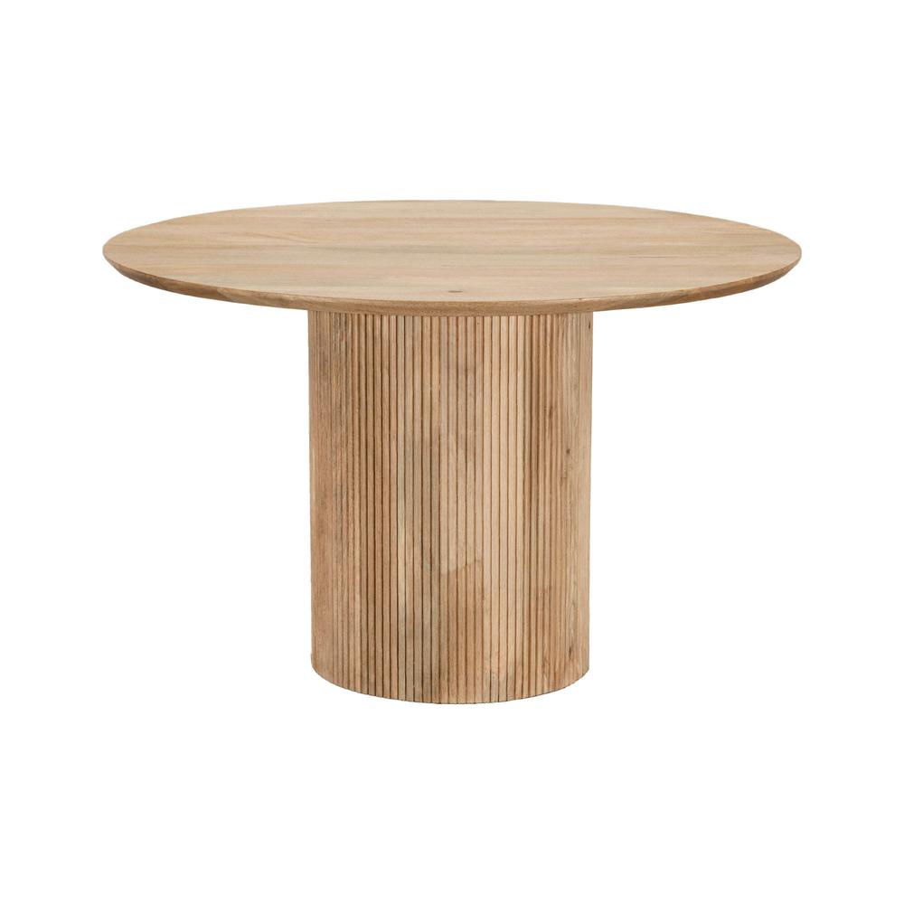 Cylinder Round Dining Table. Picture 1