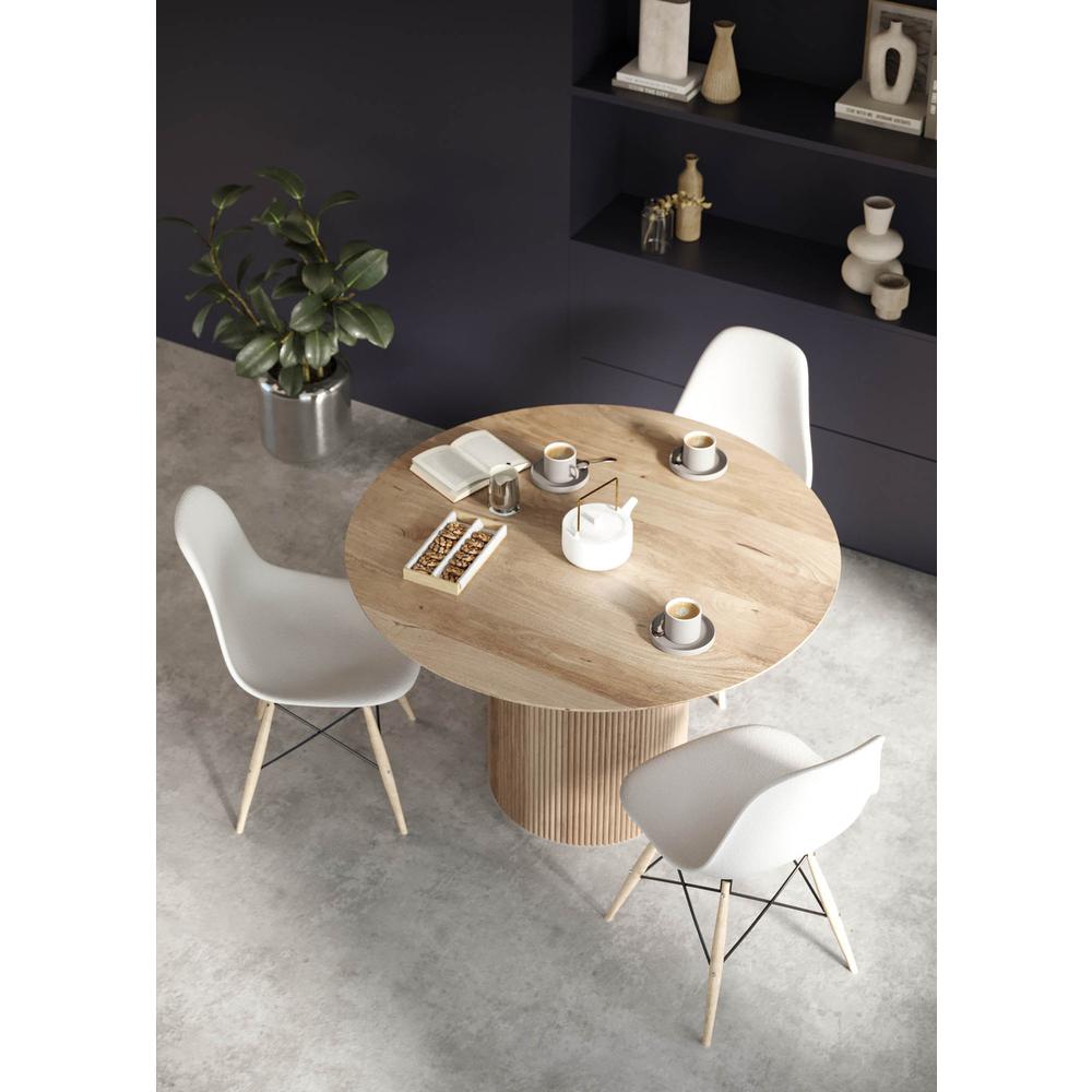 Cylinder Round Dining Table. Picture 6