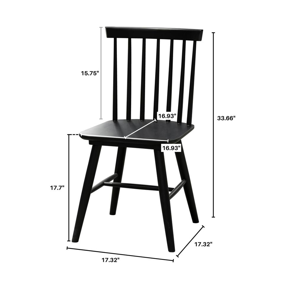 Easton Dining Chair - Black. Picture 16