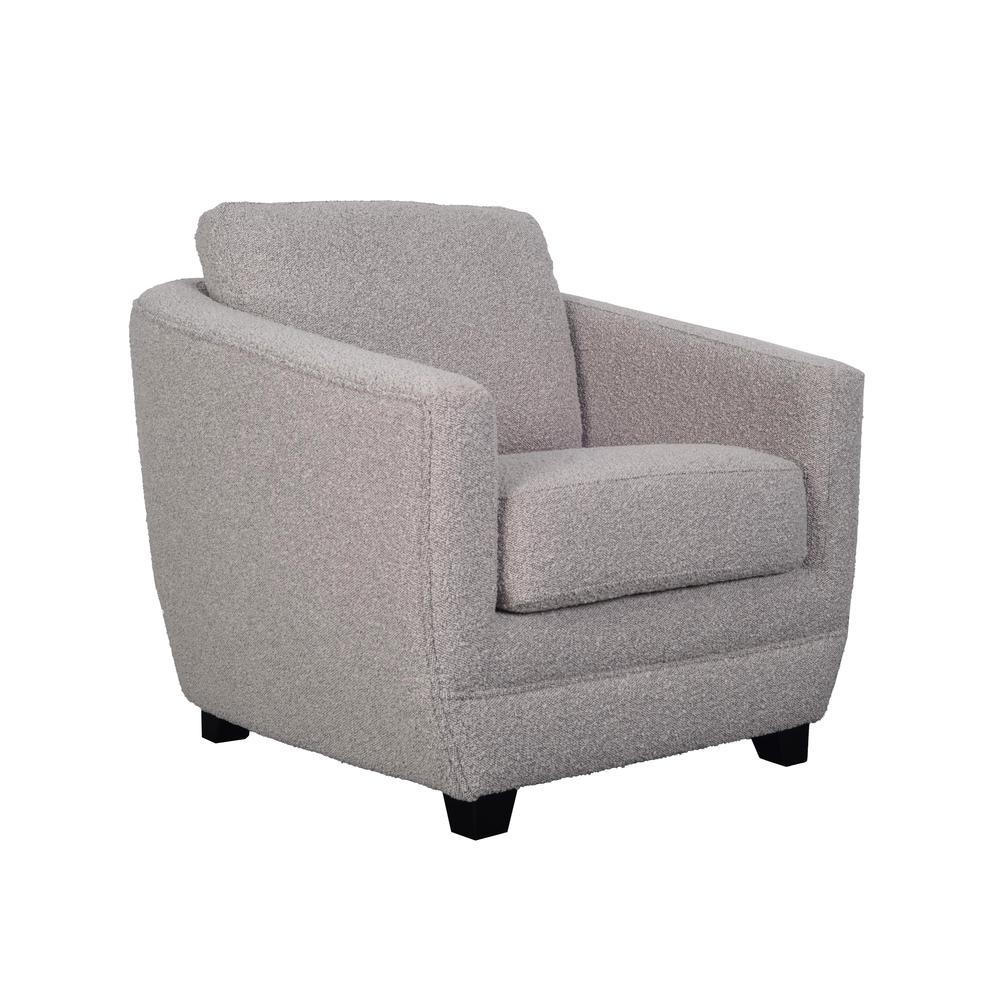 Baltimo Club Chair - Boucle Grey. Picture 2