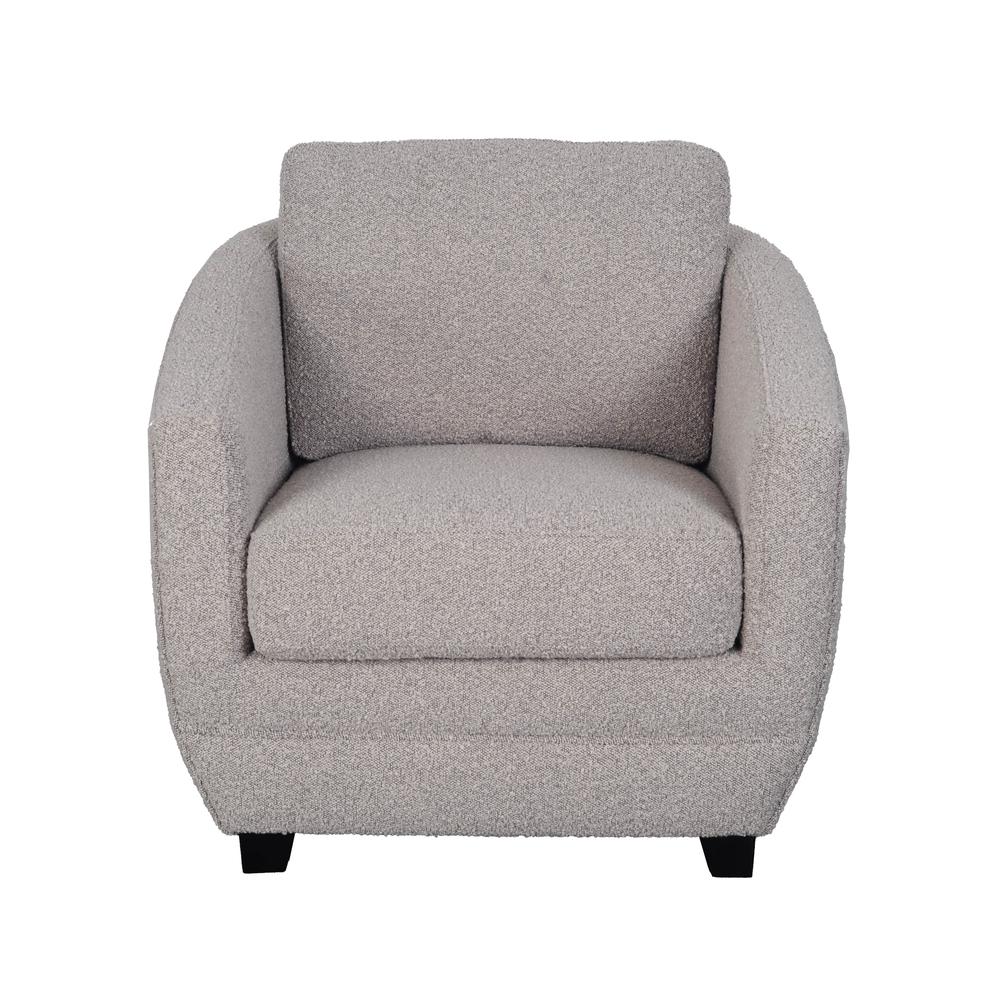 Baltimo Club Chair - Boucle Grey. Picture 1