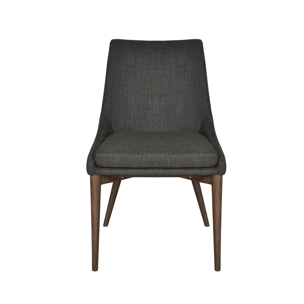 Fritz Side Dining Chair - Dark Grey. Picture 1