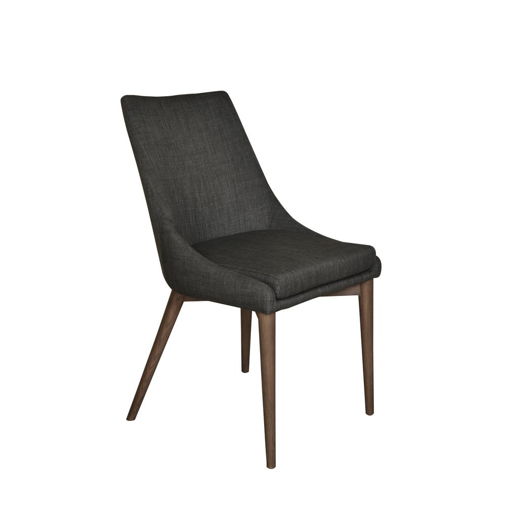 Fritz Side Dining Chair - Dark Grey. Picture 4