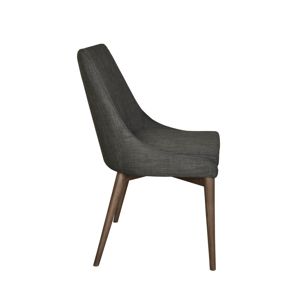 Fritz Side Dining Chair - Dark Grey. Picture 9