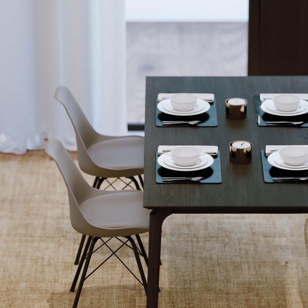 Kenzo Dining Table 71” - Black. Picture 5