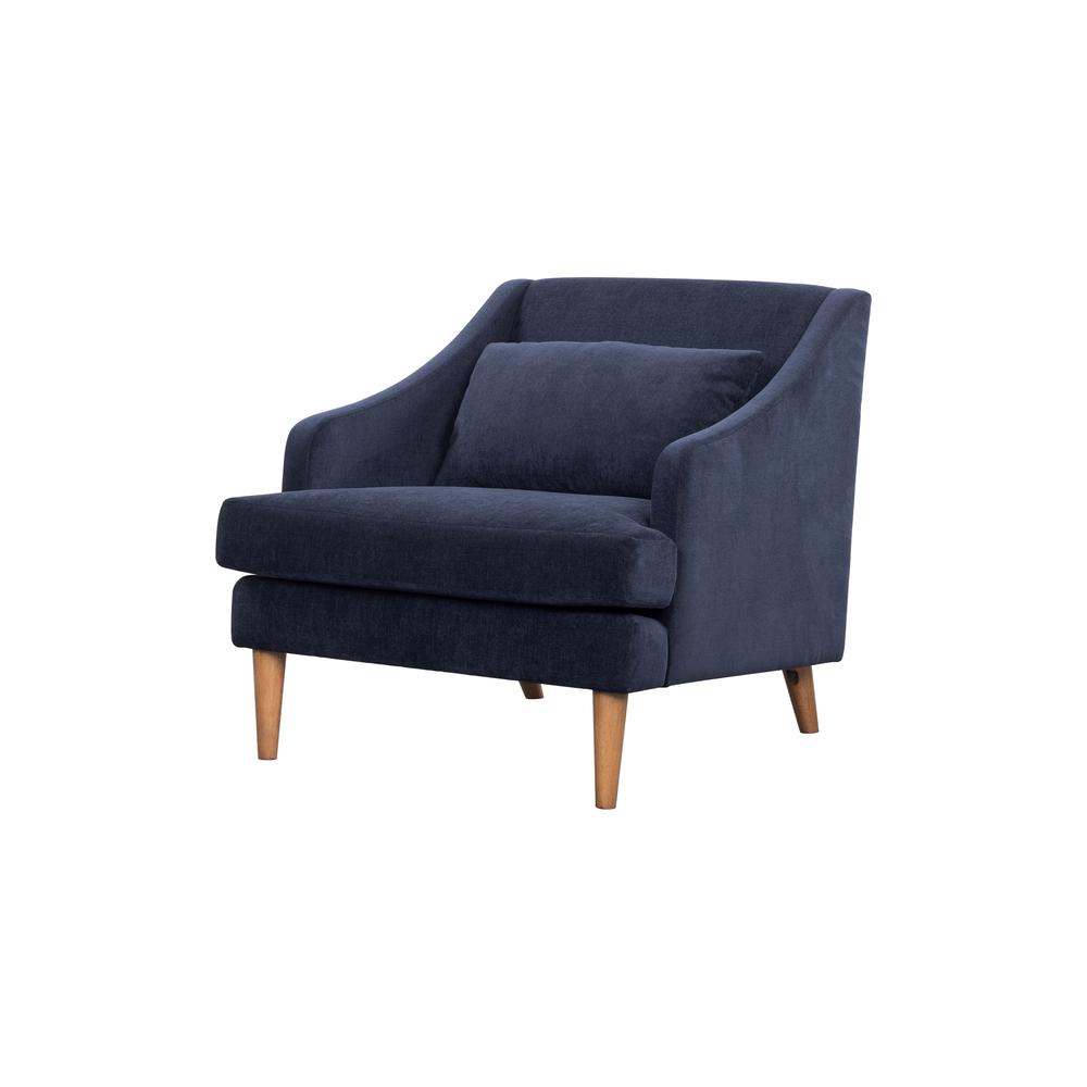 Missy Club Chair - Navy Chenille. Picture 1
