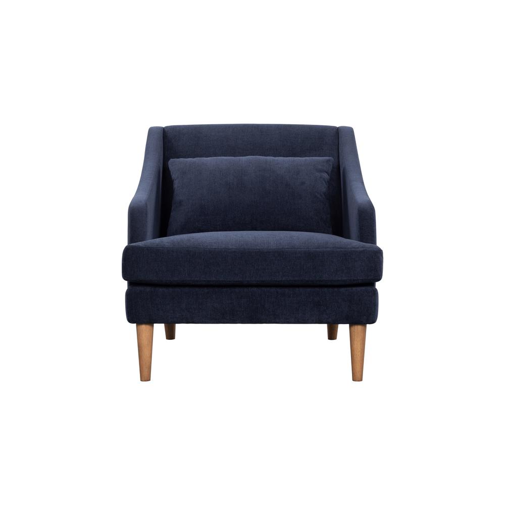 Missy Club Chair - Navy Chenille. Picture 2