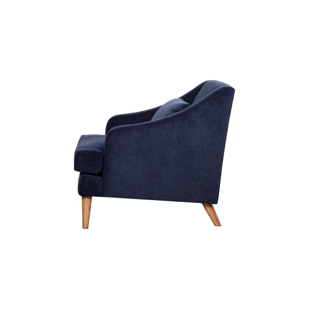 Missy Club Chair - Navy Chenille. Picture 3