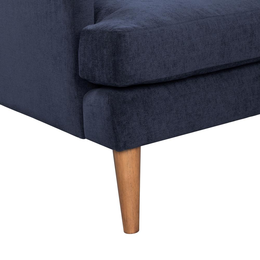 Missy Club Chair - Navy Chenille. Picture 6