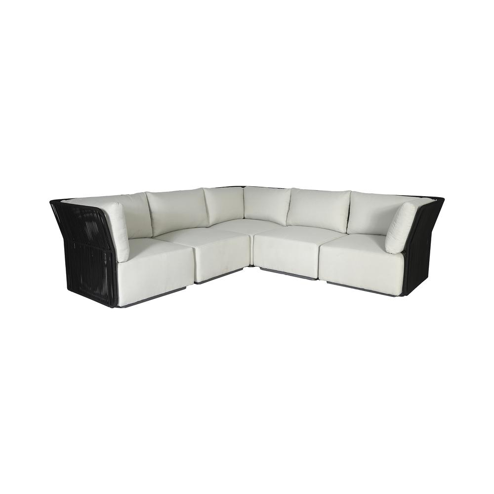Naples Outdoor L-Shaped Sectional. Picture 1