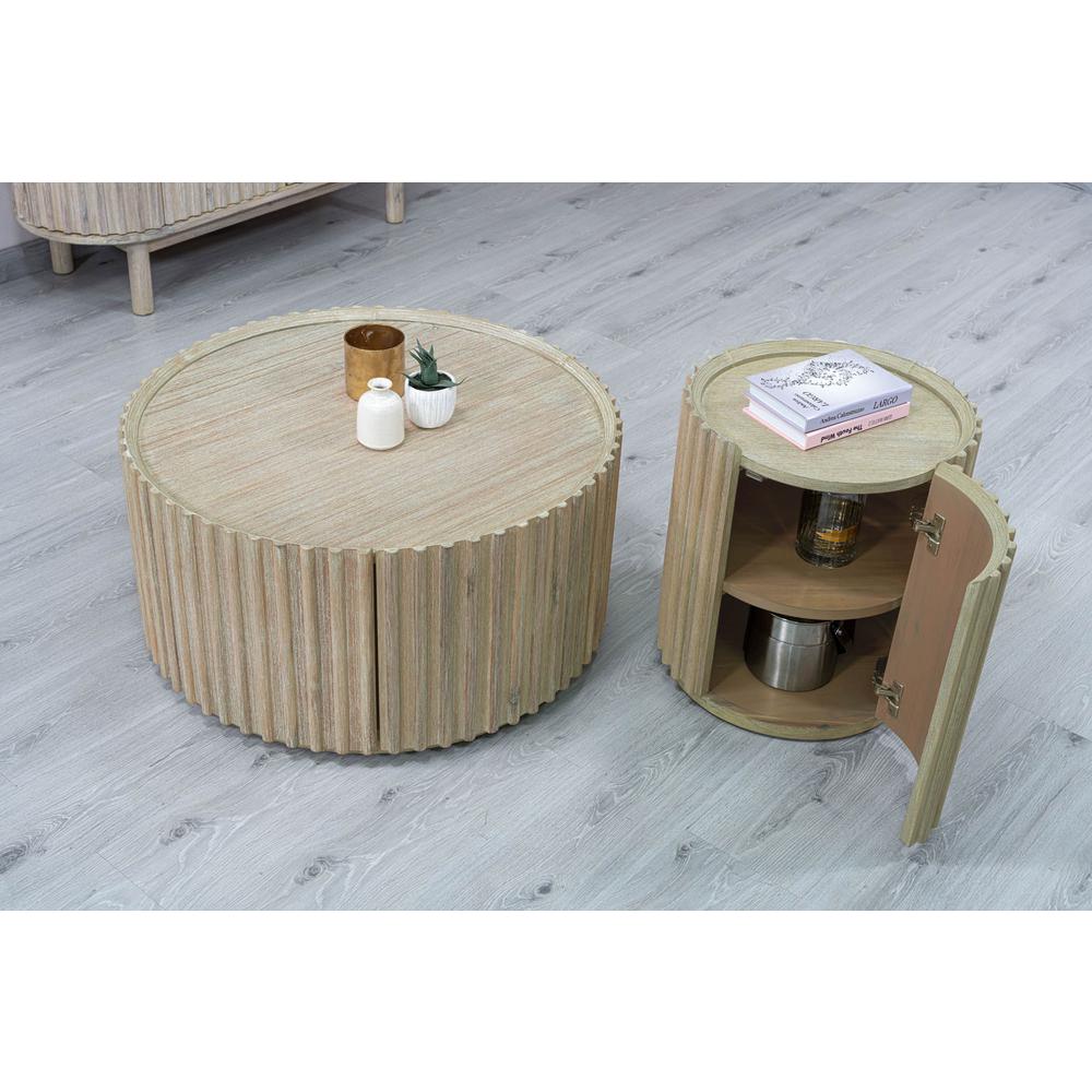 Oasis Round Coffee Table 1 Door. Picture 10