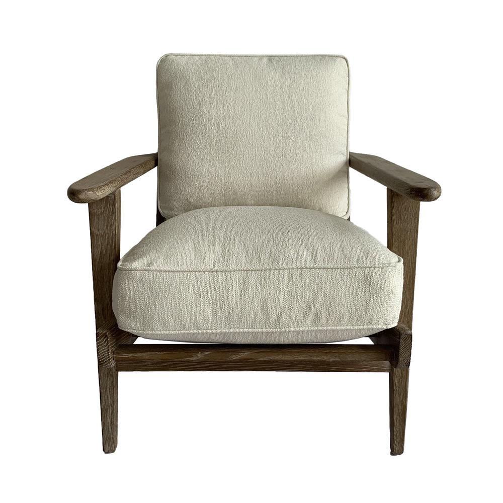 Yale Arm Chair - Performance White. Picture 2