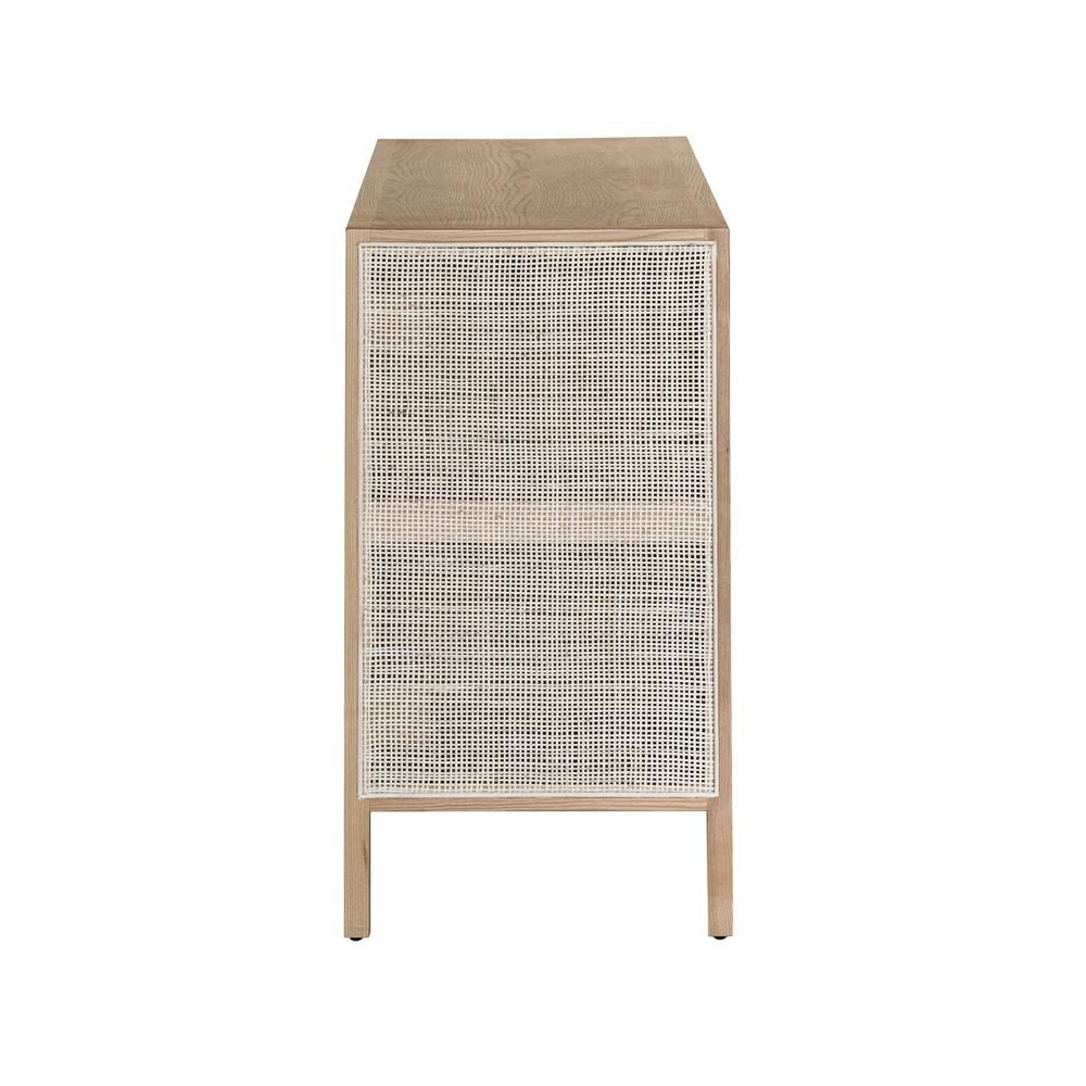 Rattan 3 Door Sideboard - Natural. Picture 4