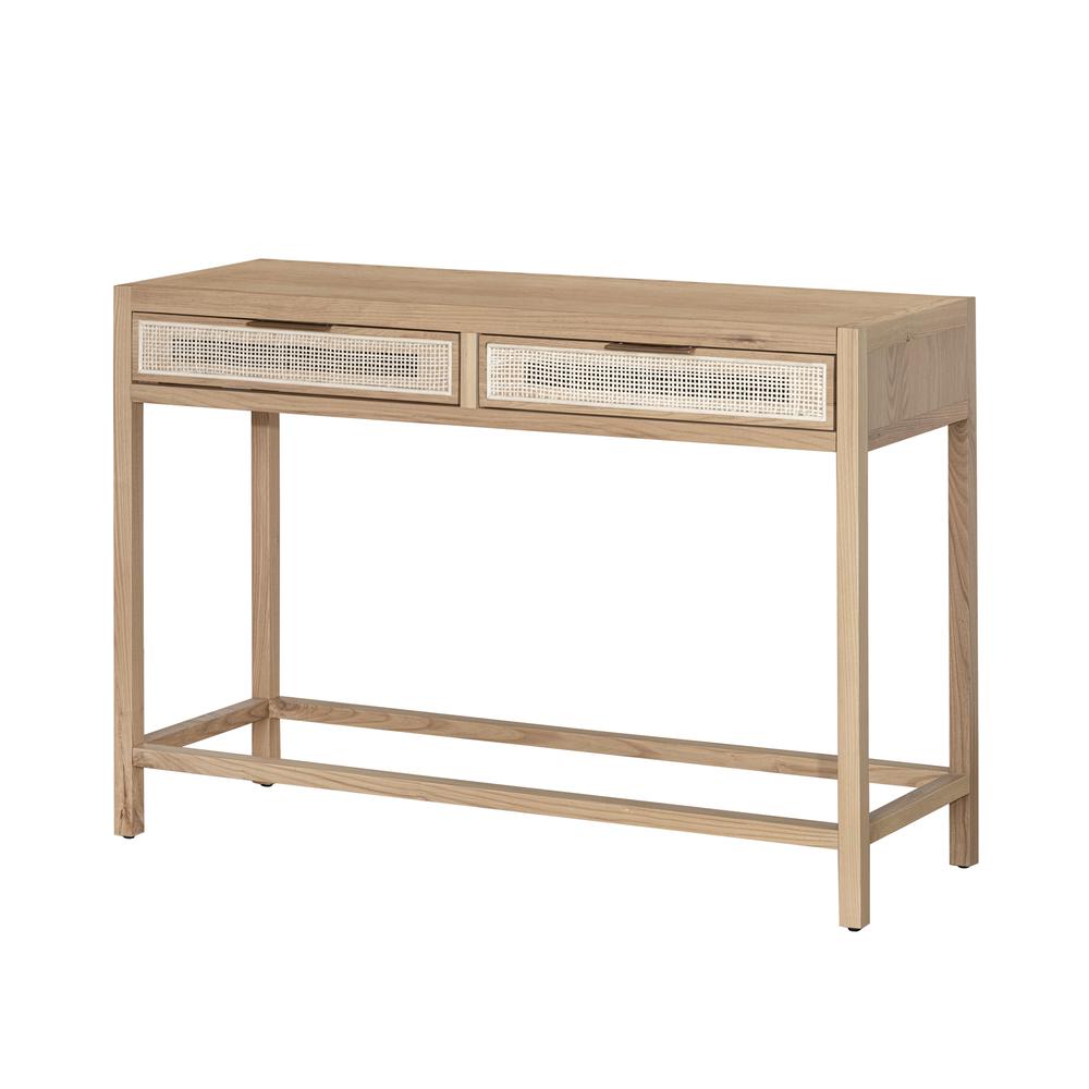 Rattan Console Table - Natural. Picture 1