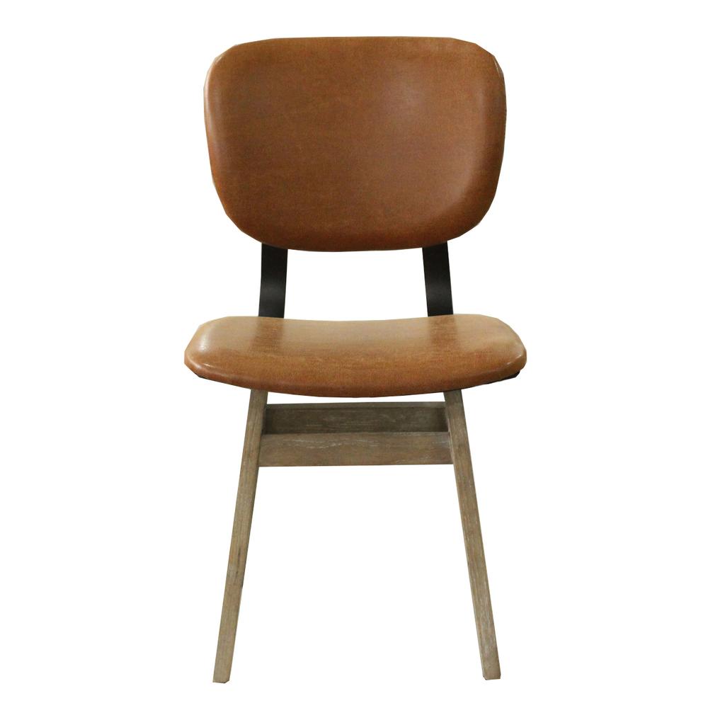 Fraser Dining Chair - Tan Brown. Picture 23