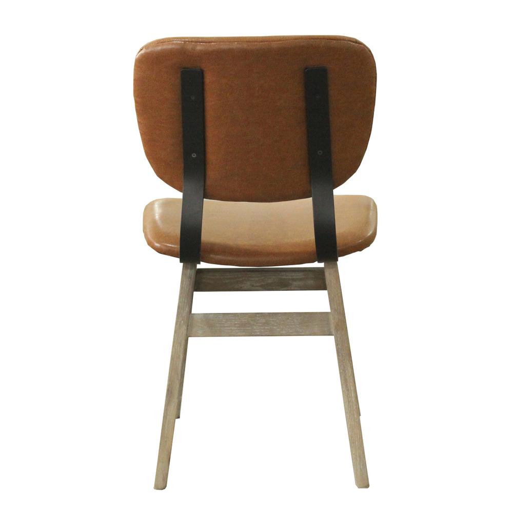 Fraser Dining Chair - Tan Brown. Picture 33
