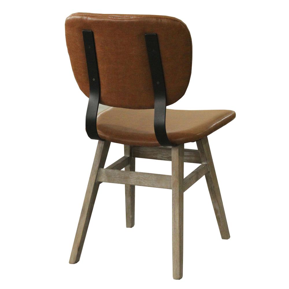 Fraser Dining Chair - Tan Brown. Picture 34