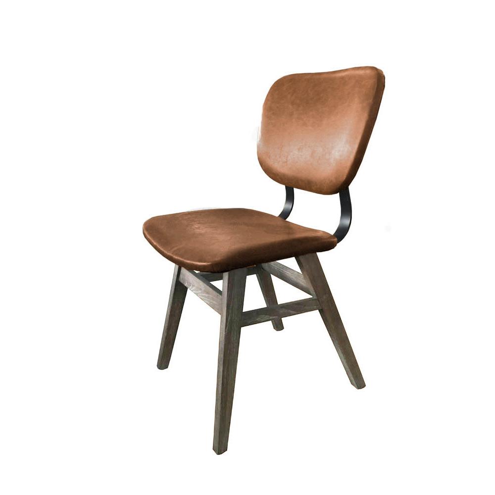 Fraser Dining Chair - Tan Brown. Picture 35