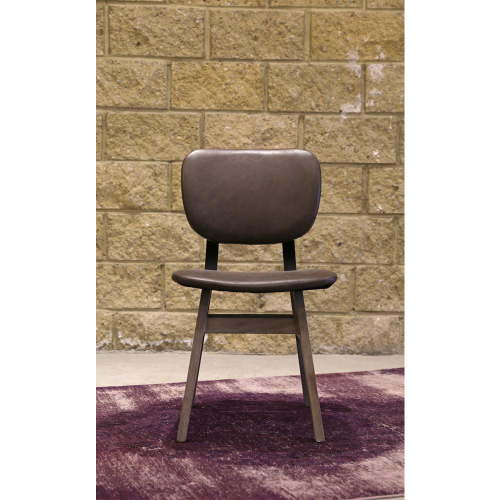 Fraser Dining Chair - Tan Brown. Picture 10