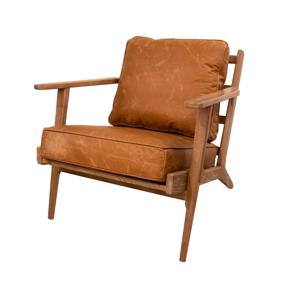 Junior Arm Chair - Saddle Brown. Picture 2
