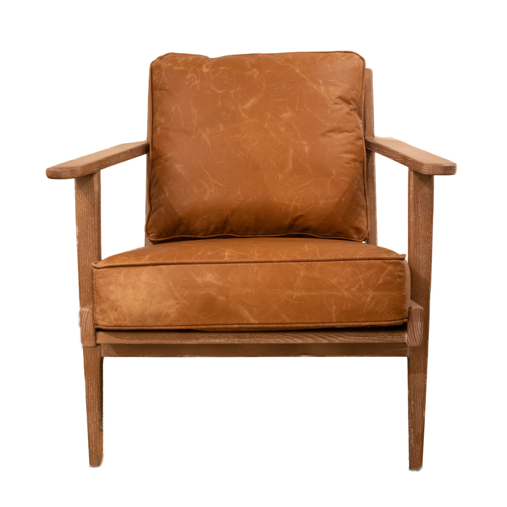 Junior Arm Chair - Saddle Brown. Picture 3