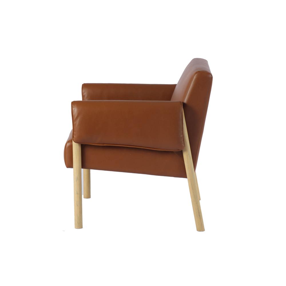 Forest Club Chair - Saddle. Picture 1