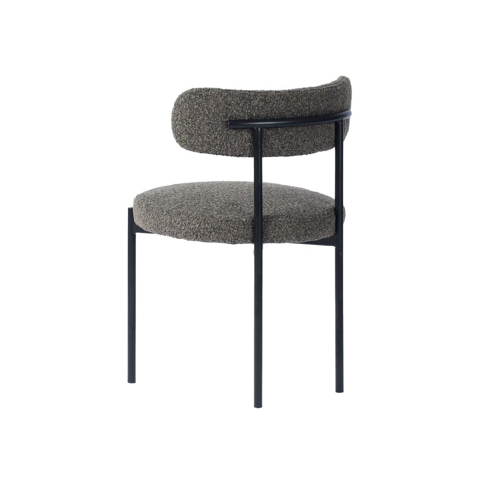 Cleo Dining Chair - Brown Boucle. Picture 9