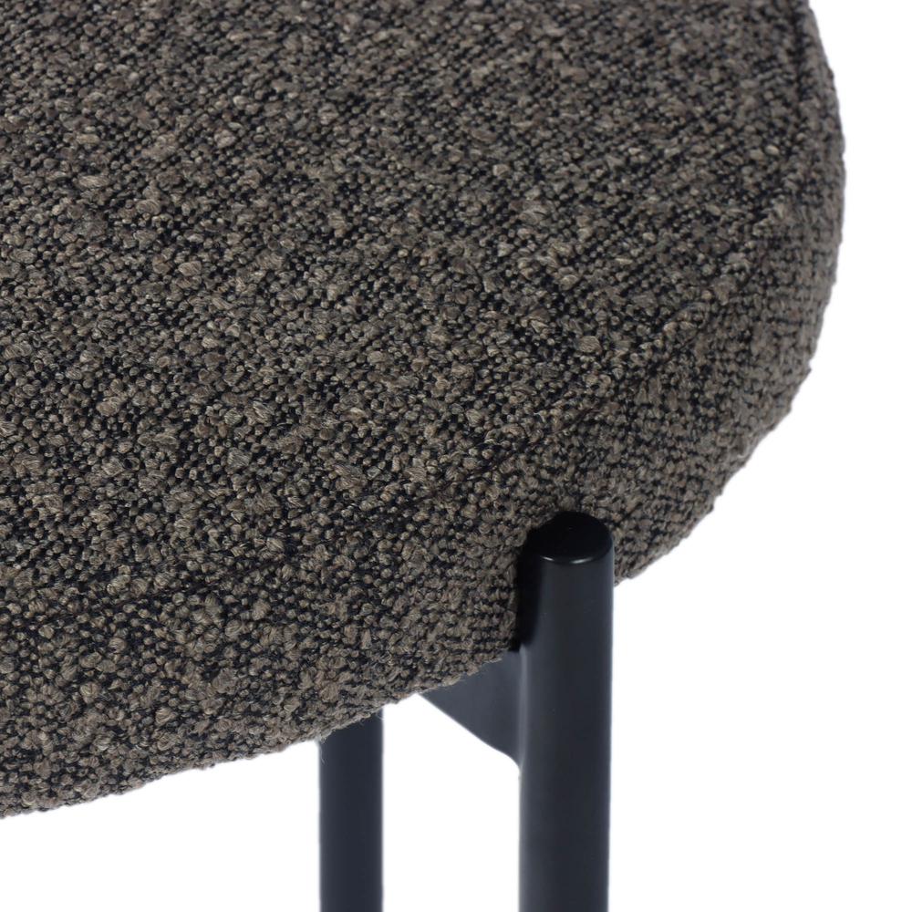 Cleo Dining Chair - Brown Boucle. Picture 10