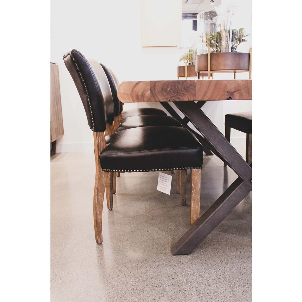 Luther Dining Chair - Black. Picture 6