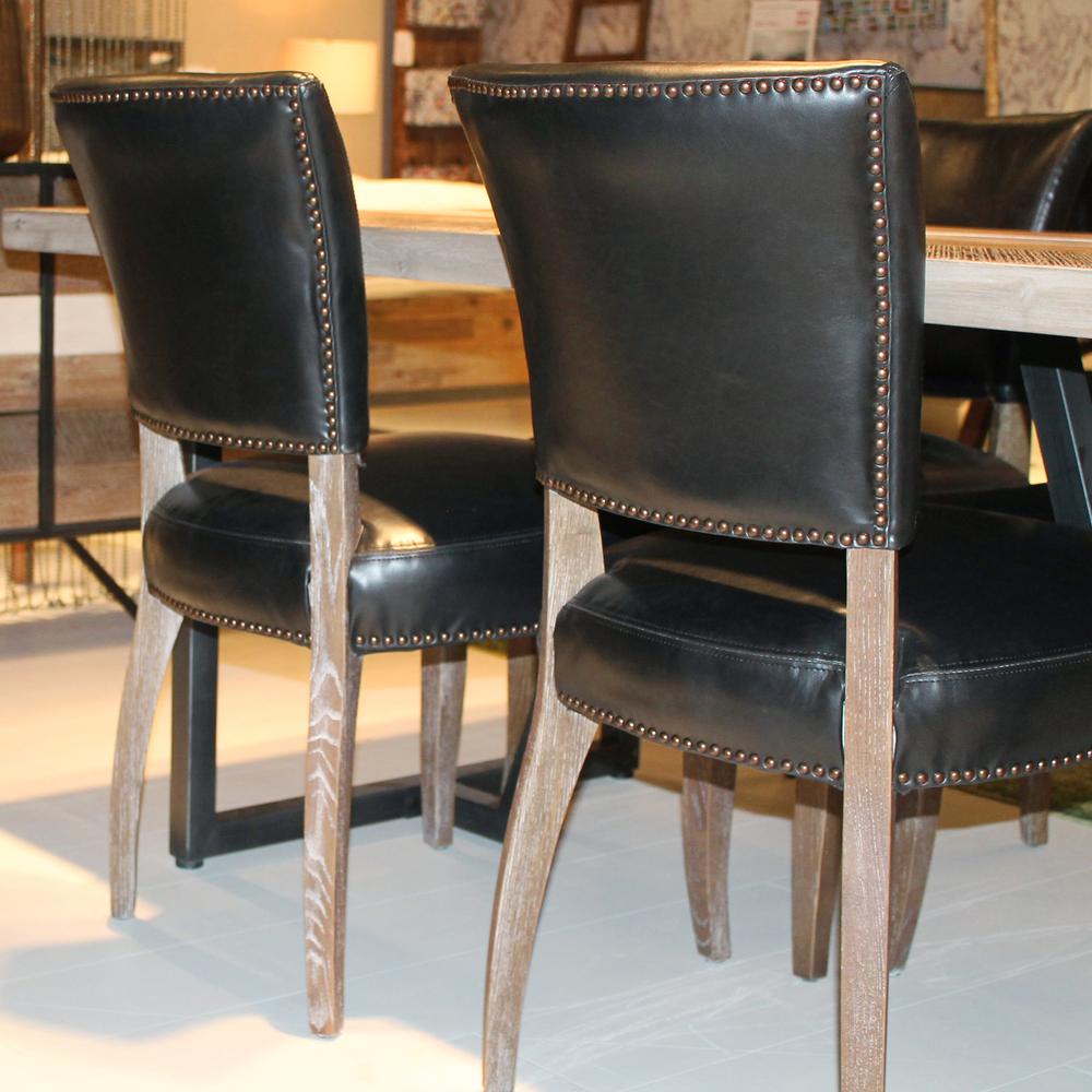 Luther Dining Chair - Black. Picture 14