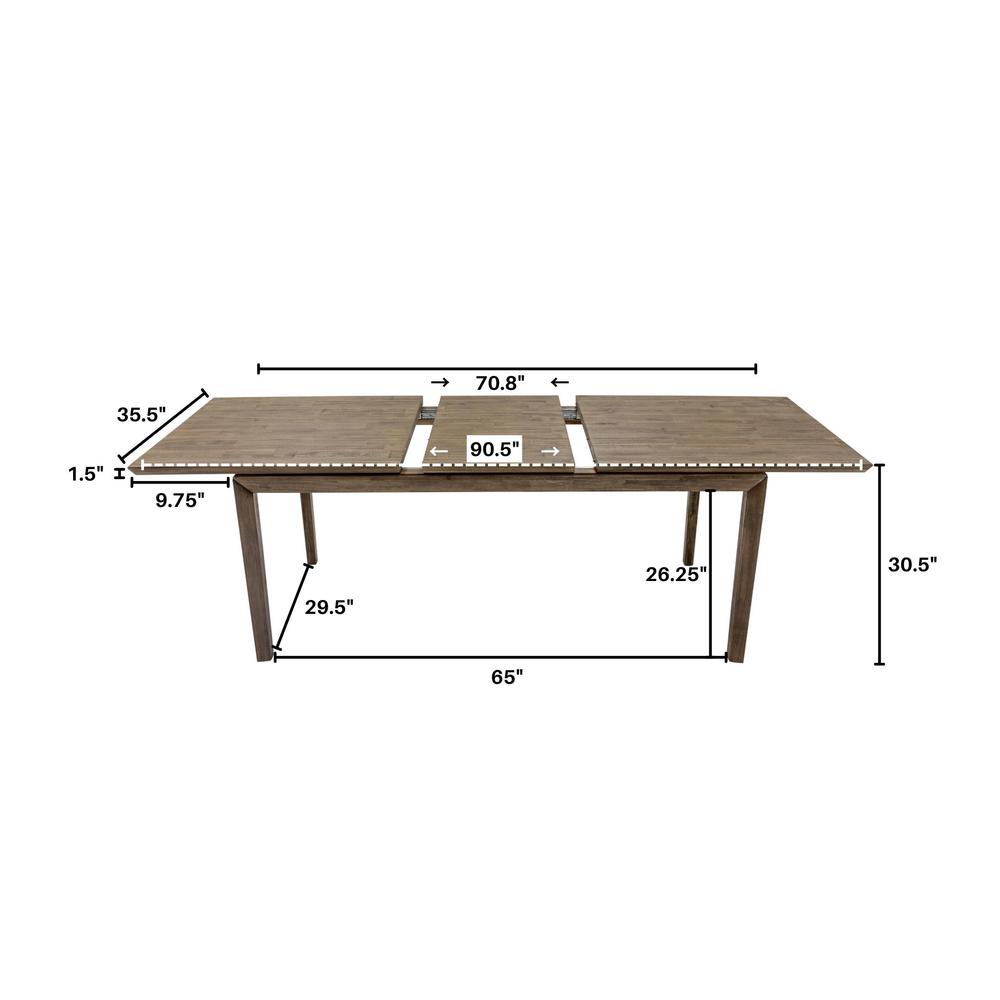 West Extension Dining Table (71”/ 91”). Picture 4