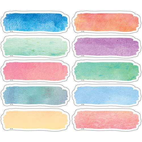 Watercolor Labels Magnetic Accents, 20 Per Pack, 3 Packs. Picture 2