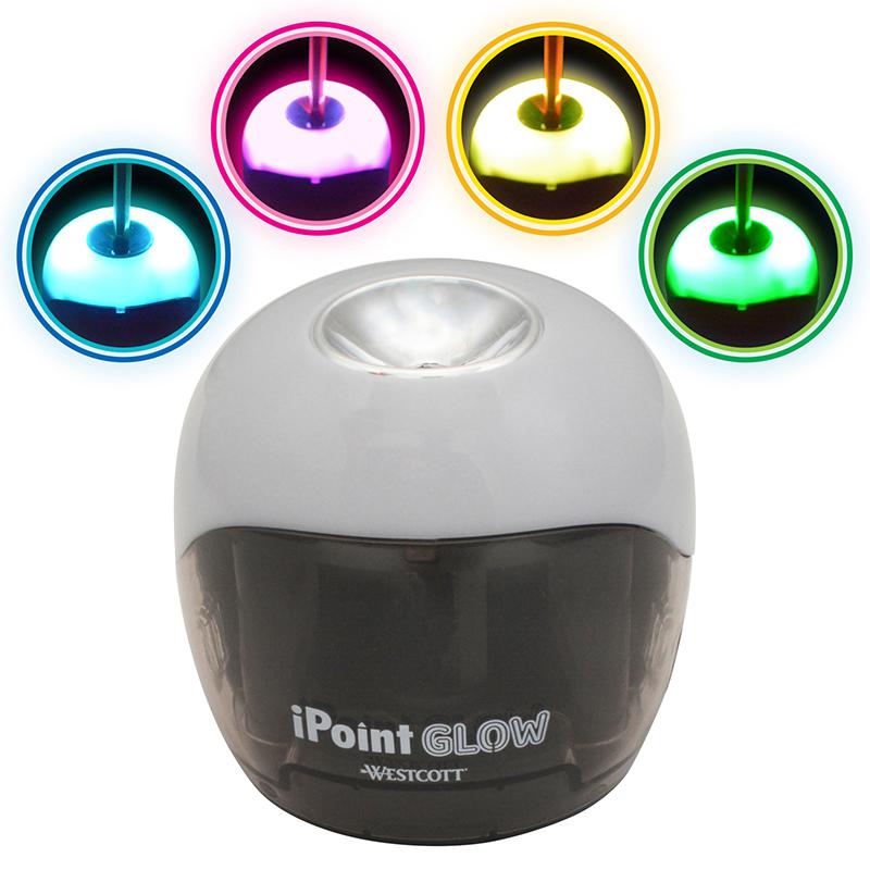 iPoint Glow Color Changing Battery Pencil Sharpener. Picture 2